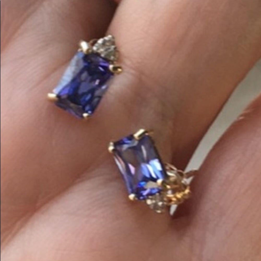 ❤️❤️❤️❤️‍🩹3.12 CARAT LAB TANZANITE 10K SOLID GOLD OCTAGON ❤️❤️❤️ - Picture 2 of 6